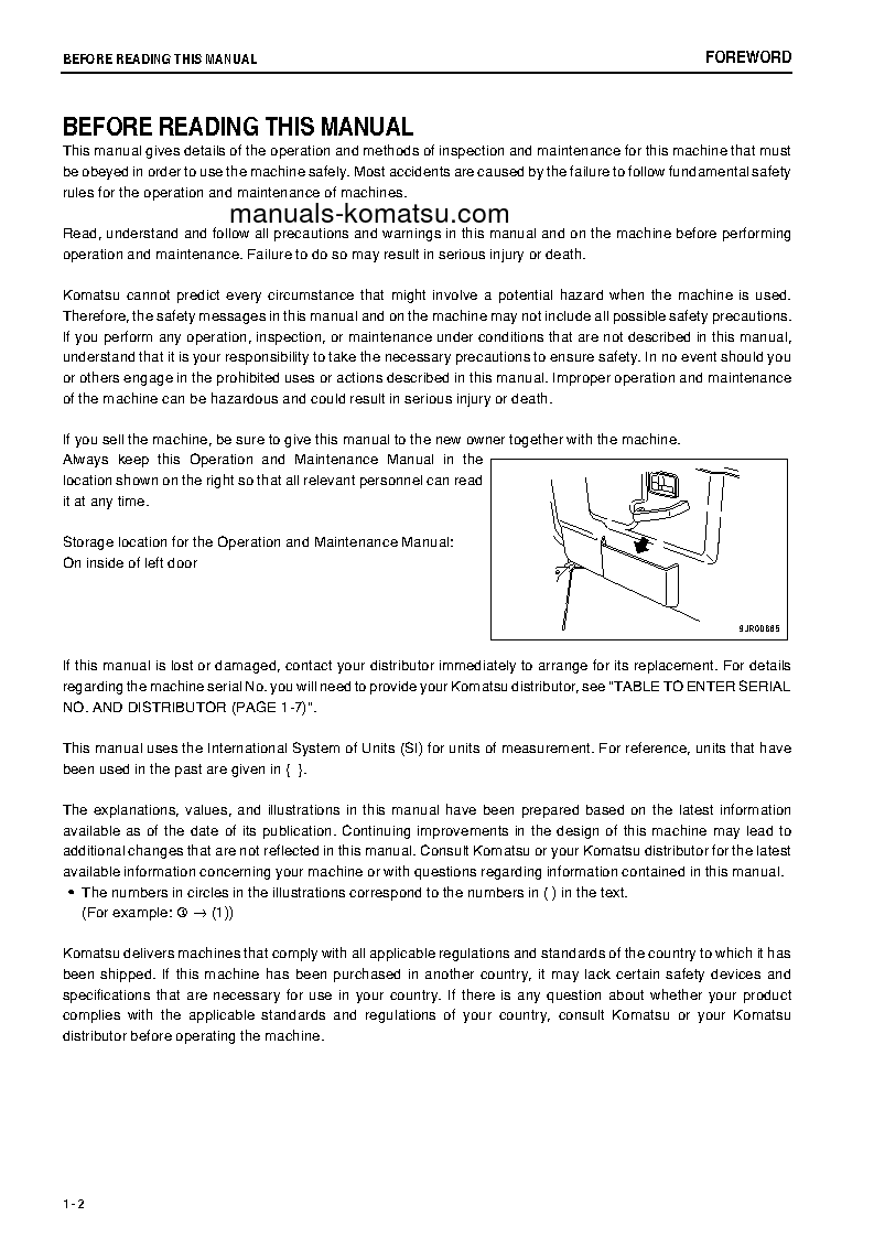 Protected: HM300-2(JPN)-W/O EGR S/N 7007-UP Operation manual (English)