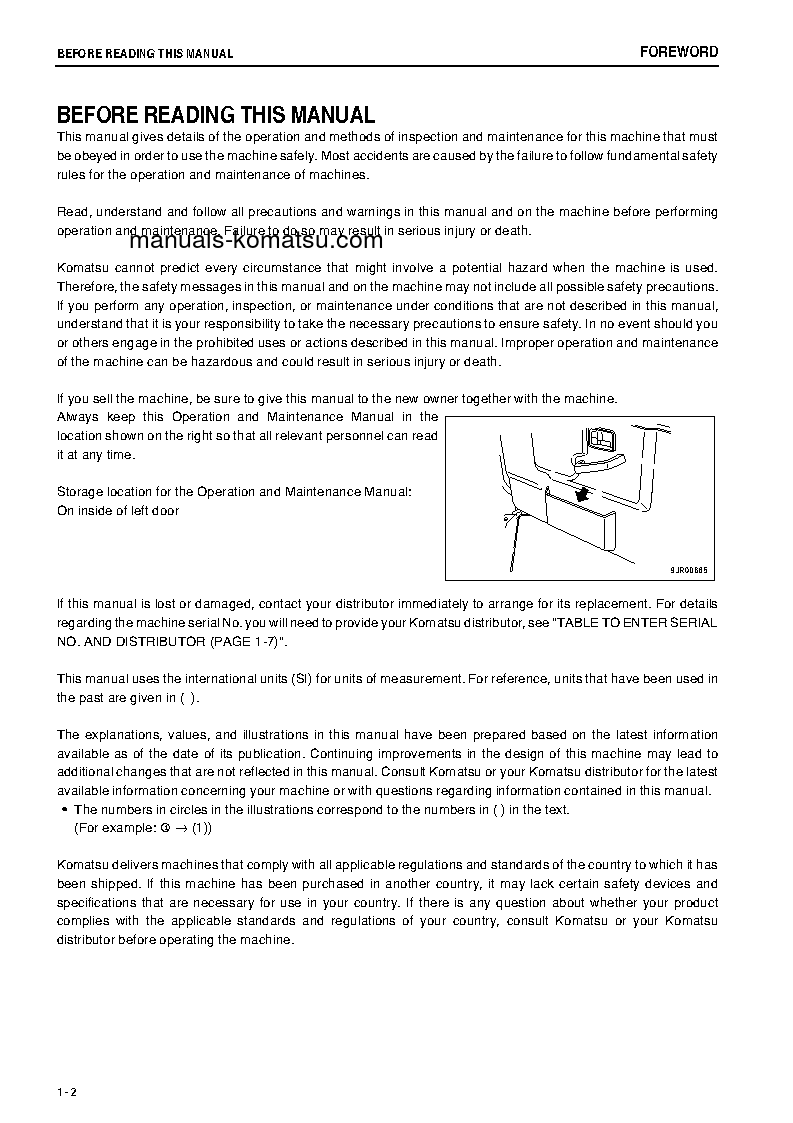 Protected: HM250-2(JPN) S/N 2790-UP Operation manual (English)