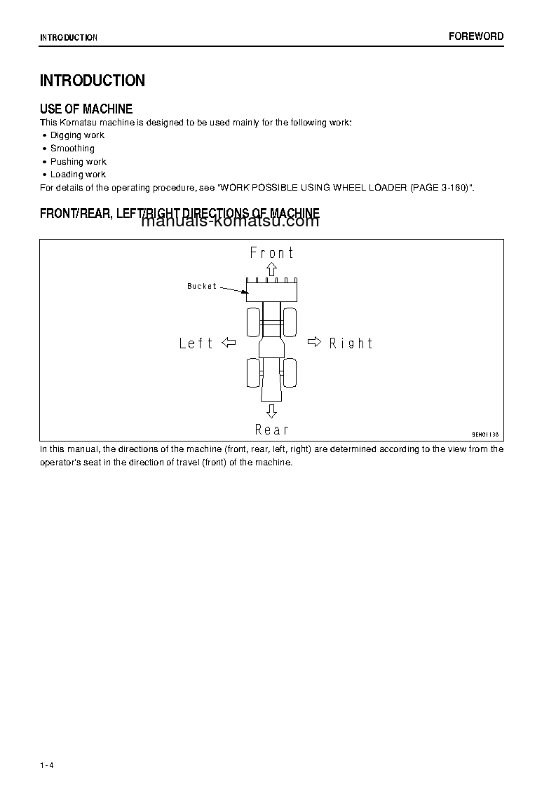 Protected: WA600-6(JPN) S/N 60732-UP Operation manual (English)