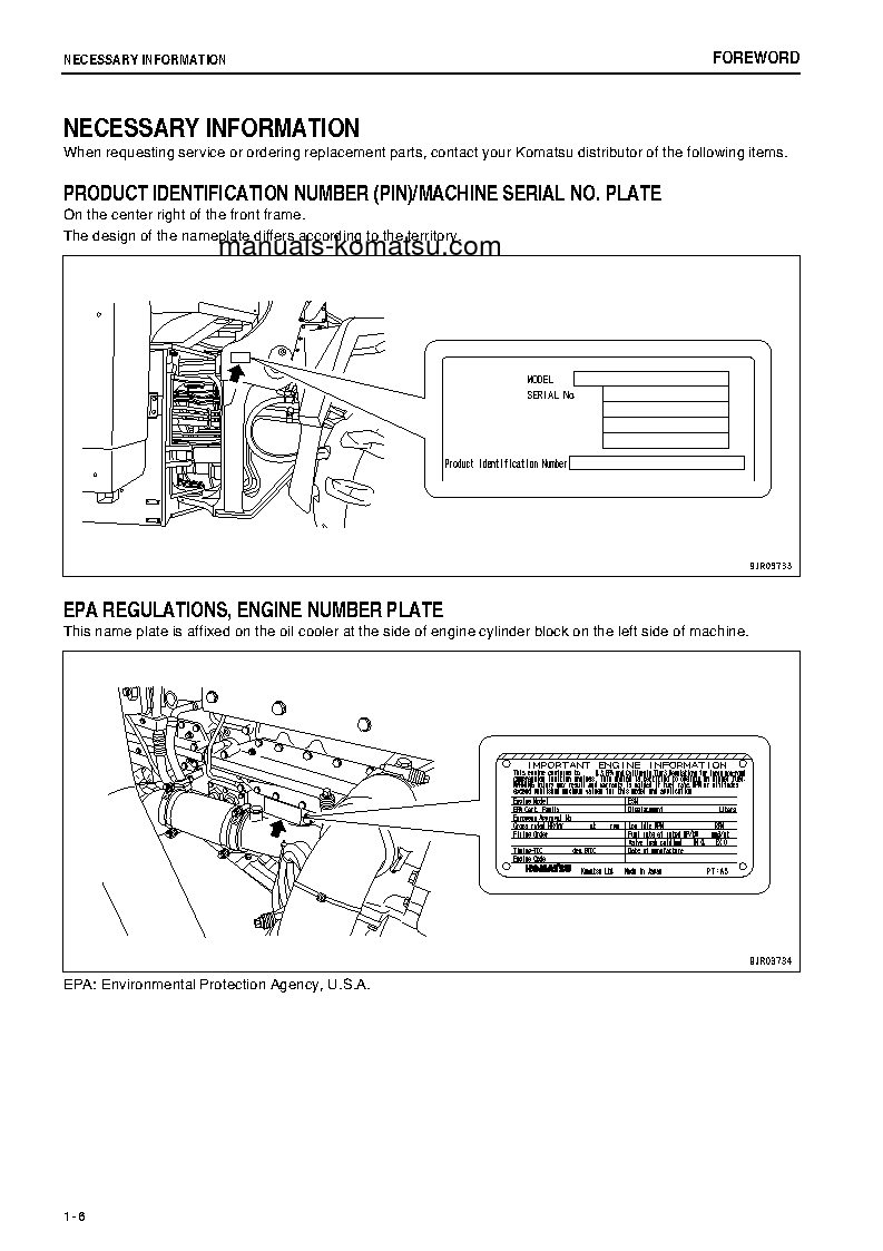 Protected: WA600-6(JPN) S/N 60732-UP Operation manual (English)