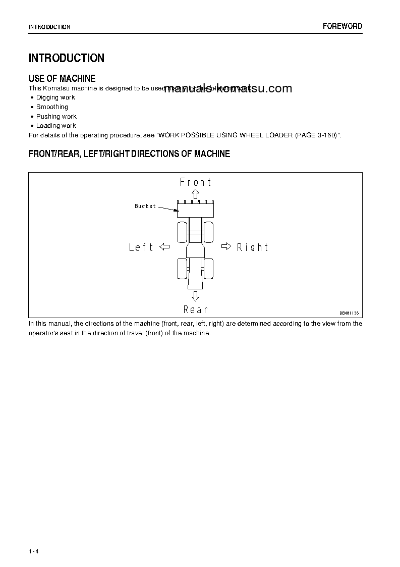 Protected: WA600-6(JPN)-W/O EGR S/N 65024-UP Operation manual (English)
