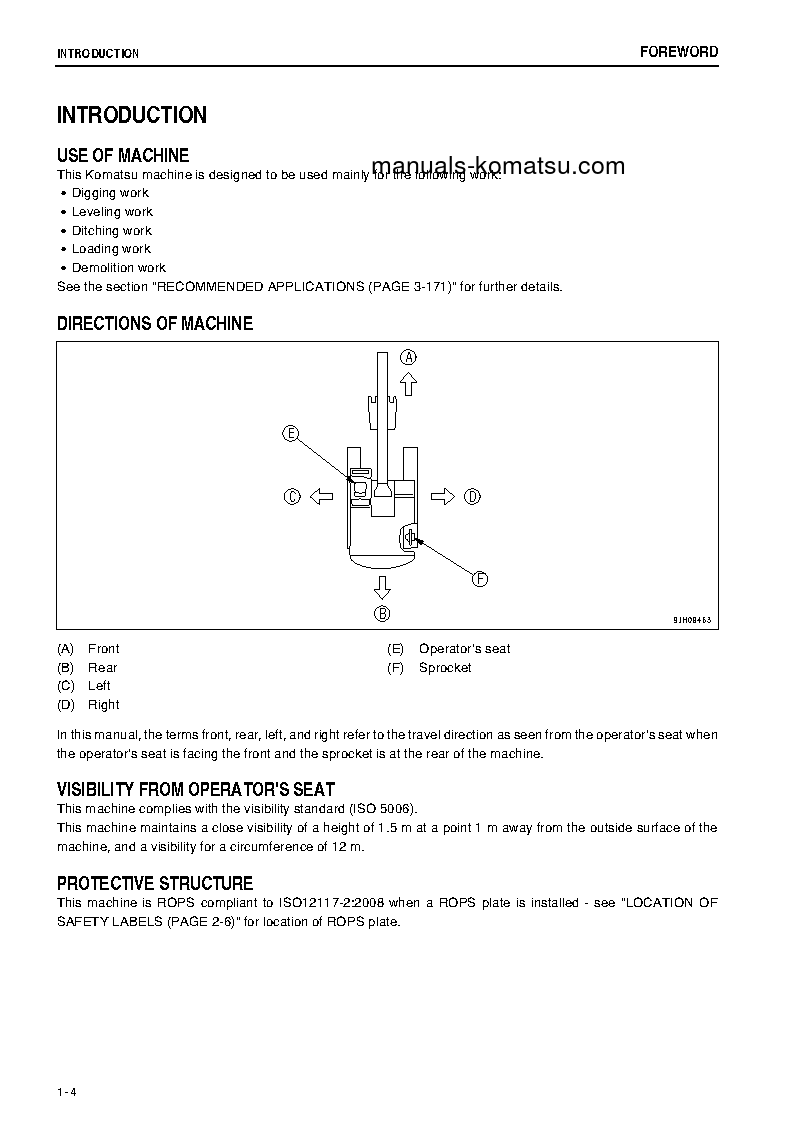 Protected: PC300-8(JPN)-WORK EQUIPMENT GREASE 100H S/N 61466-UP Operation manual (English)