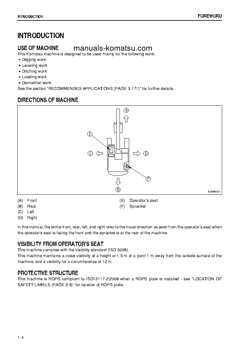 Protected: PC300LC-8(JPN)-WORK EQUIPMENT GREASE 500H S/N 61466-UP Operation manual (English)
