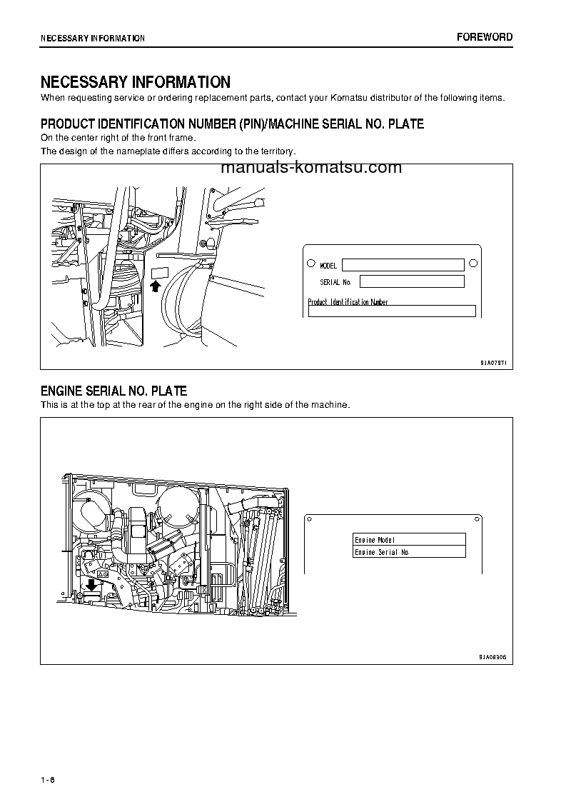 Protected: WA470-6(JPN) S/N 90234-UP Operation manual (English)