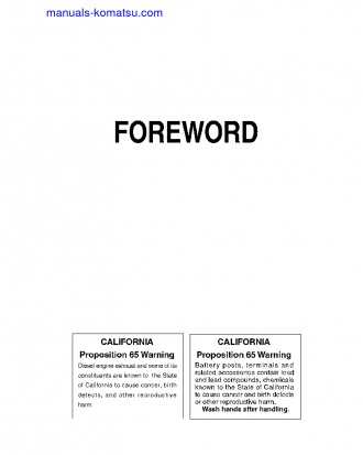 WA200-6(JPN) S/N 71006-UP Operation manual (English)