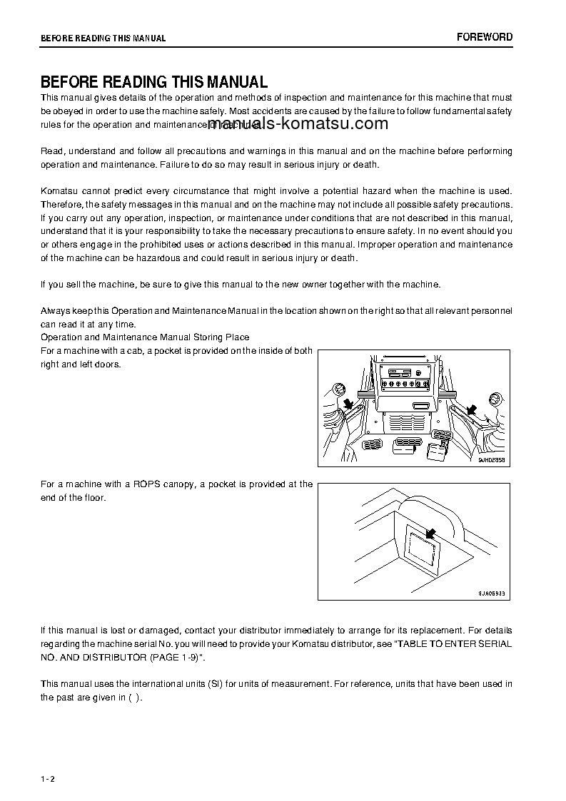 Protected: D65EX-15(JPN)-TIER3 PLUS UNDERCARRIAGE S/N 71746-UP Operation manual (English)