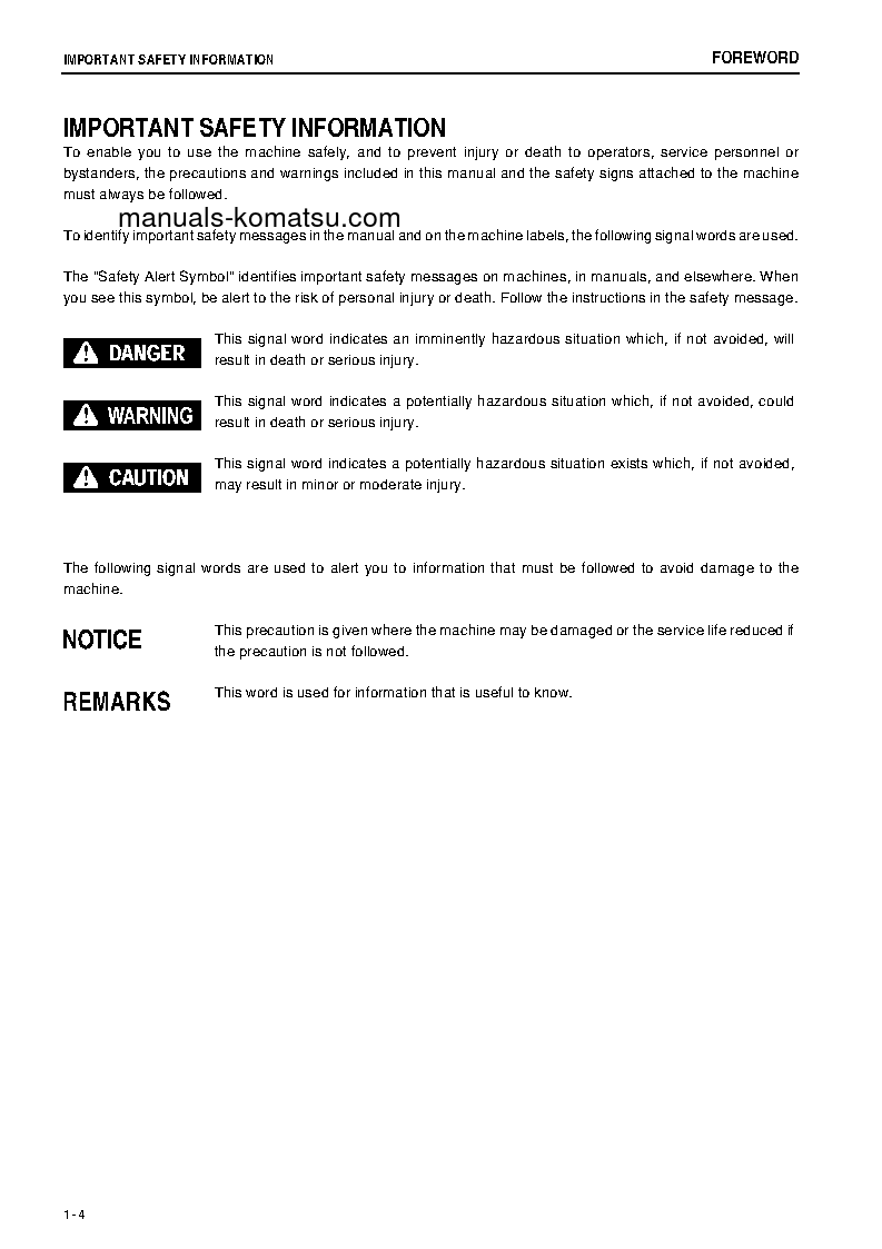 Protected: D85PX-15(JPN)-TIER3 S/N 11642-UP Operation manual (English)