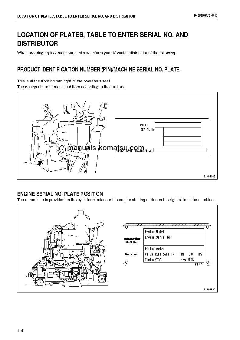 Protected: D85PX-15(JPN)-W/O EGR S/N 20013-UP Operation manual (English)