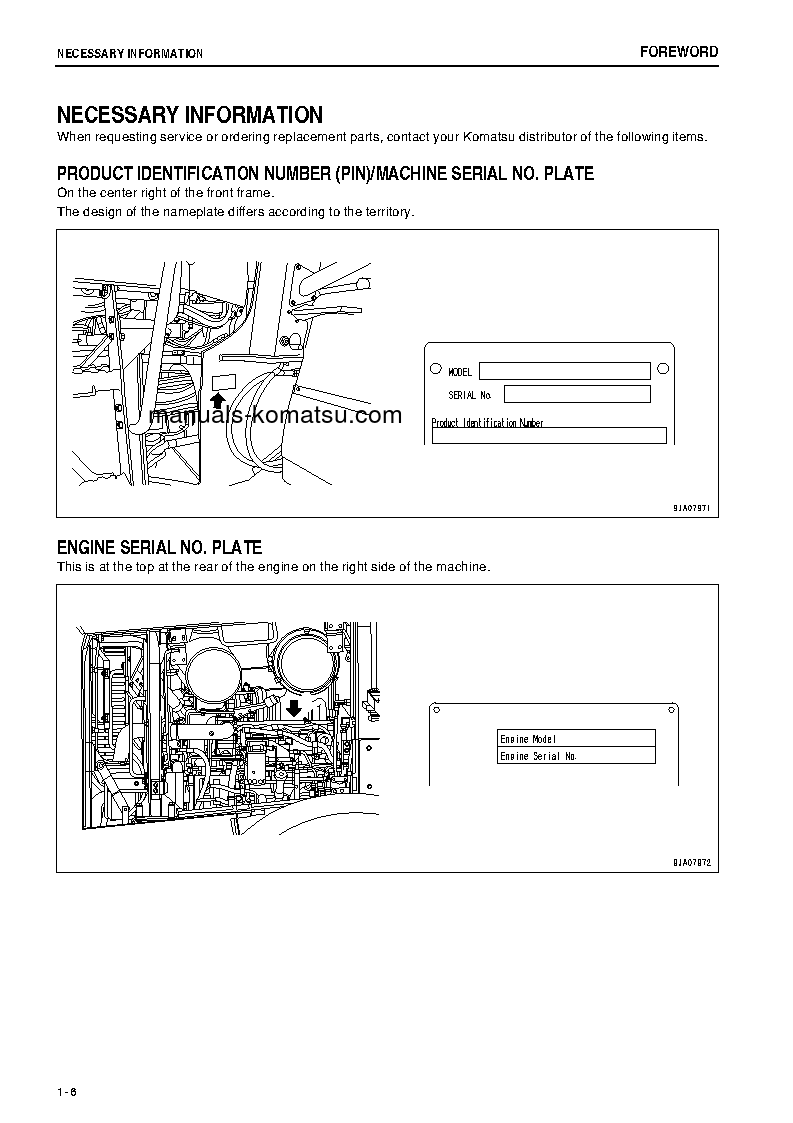 Protected: WA380-6(JPN) S/N 66105-UP Operation manual (English)