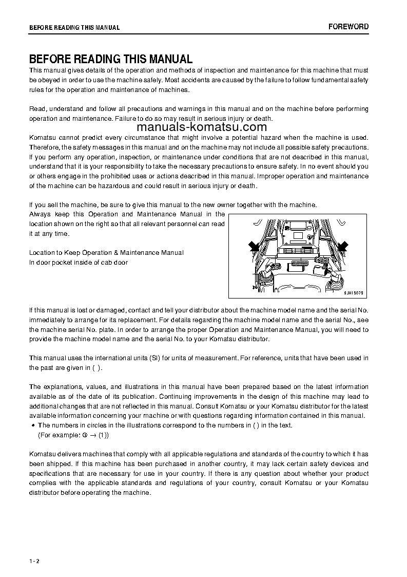Protected: D375A-6(JPN) S/N 60018-UP Operation manual (English)