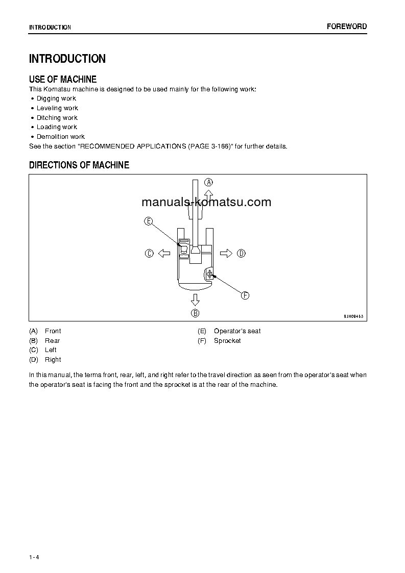 Protected: PC400LC-8(JPN)-WORK EQUIPMENT GREASE 100H S/N 70456-UP Operation manual (English)