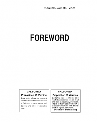 PC400LC-8(JPN)-R, WORK EQUIPMENT GREASE 100H S/N 75101-UP Operation manual (English)