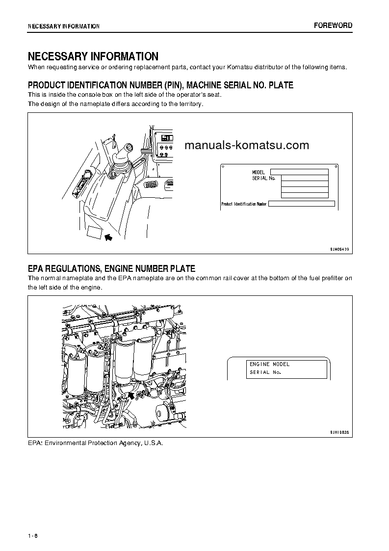 Protected: D475A-5(JPN)-TIER2, ONE-WAY STEERING LEVER S/N 30134-UP Operation manual (English)