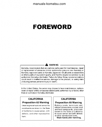 D155AX-7(JPN) S/N 90001-UP Operation manual (English)