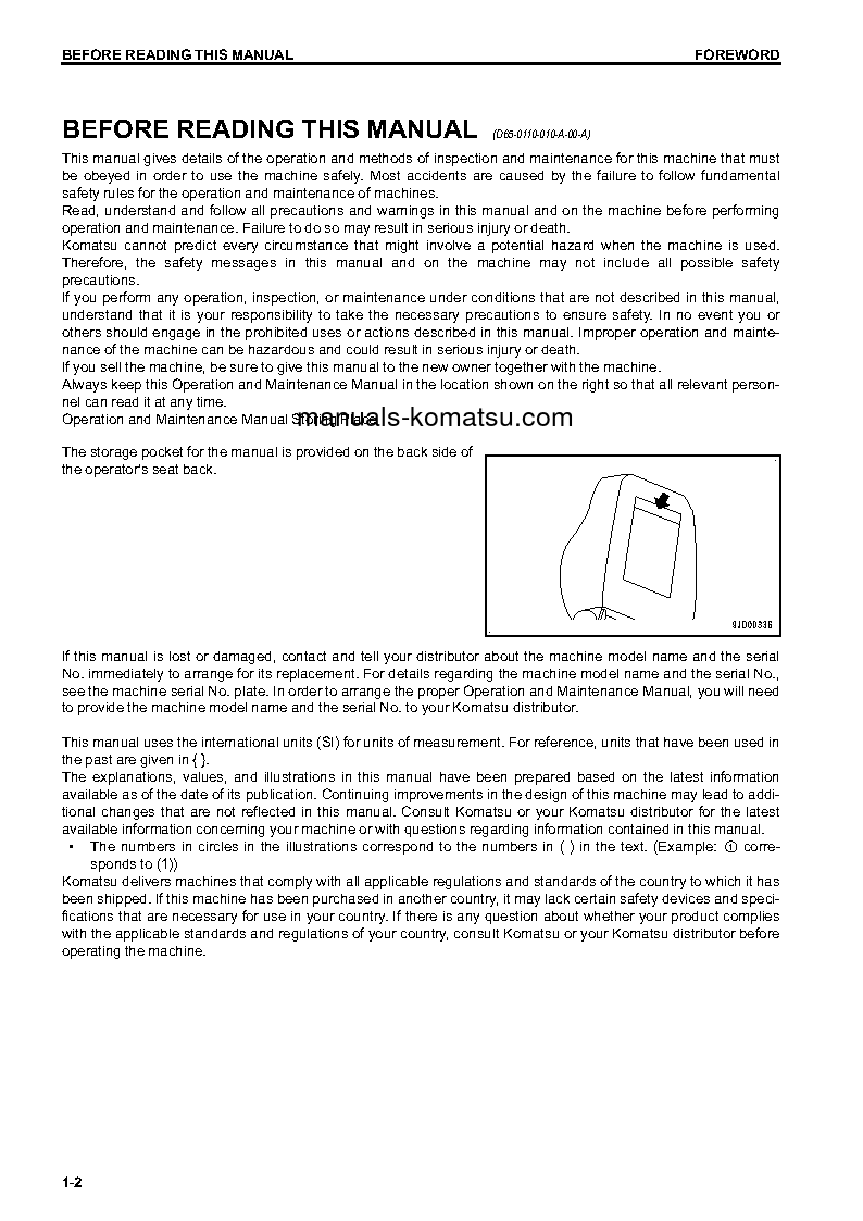 Protected: D155AX-7(JPN) S/N 90001-UP Operation manual (English)