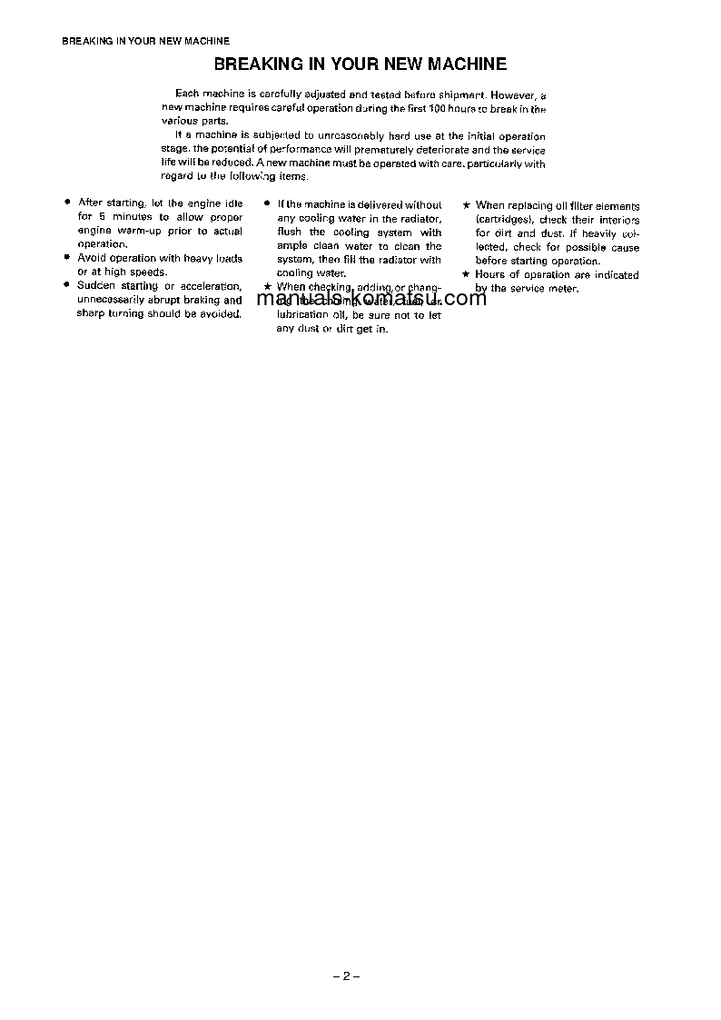 Protected: GD663A-2(JPN) S/N 1001-UP Operation manual (English)