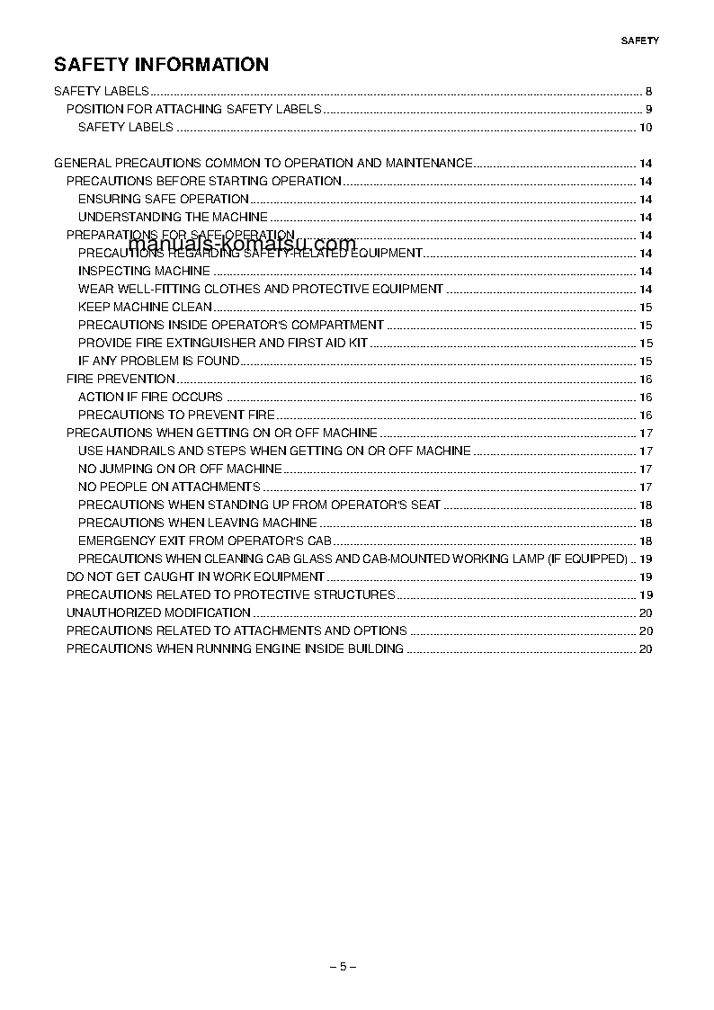 Protected: GD663A-2(JPN) S/N 1001-UP Operation manual (English)