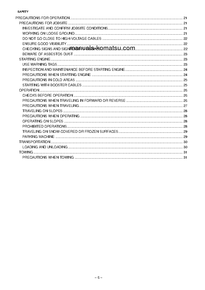 Protected: GD663A-2(JPN) S/N 1001-UP Operation manual (English)