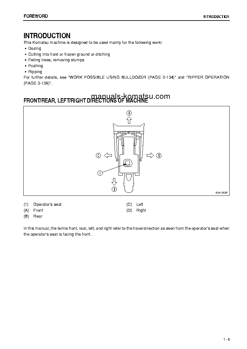 Protected: D275A-5(JPN)–50C DEGREE S/N 30001-UP Operation manual (English)