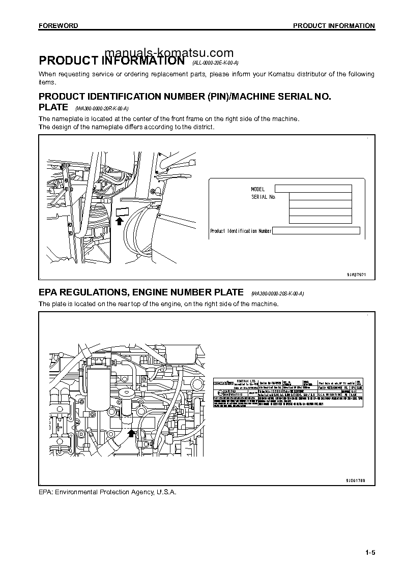 Protected: WA380-7(JPN)-FOR EU S/N 10001-UP Operation manual (English)