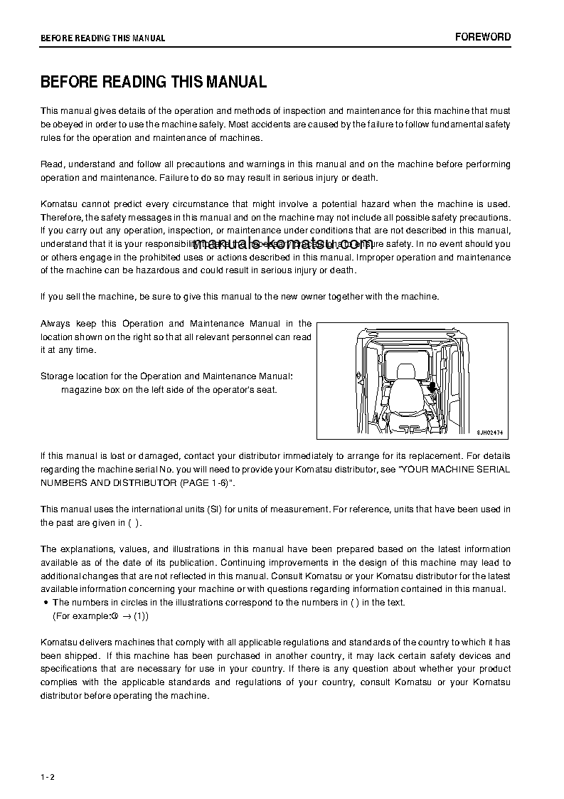 Protected: PC220LC-8(JPN)-M0, WORK EQUIPMENT GREASE 100H S/N 100001-100058 Operation manual (English)