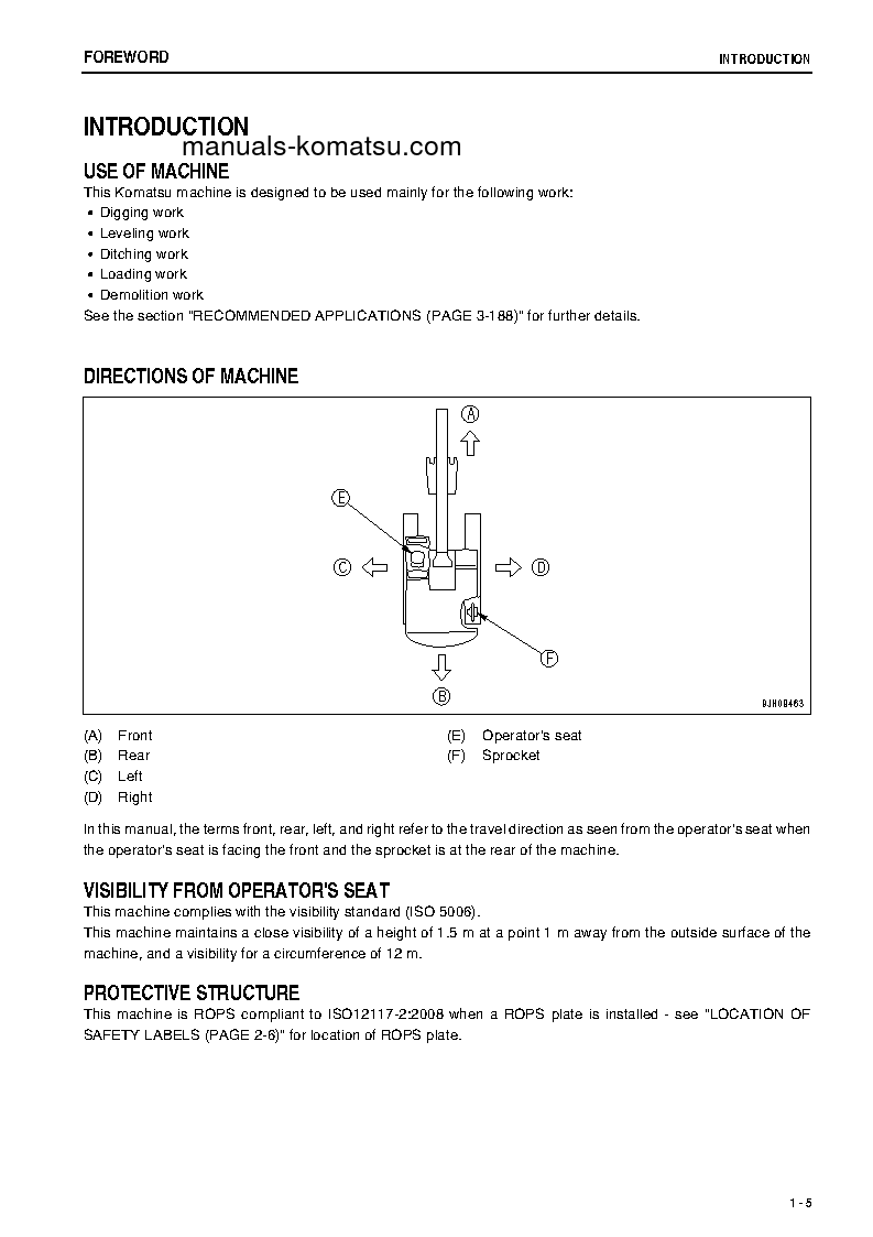 Protected: HB215LC-1(JPN)-M0, GREASING INTERVAL 100 HOUR S/N 10001-10023 Operation manual (English)