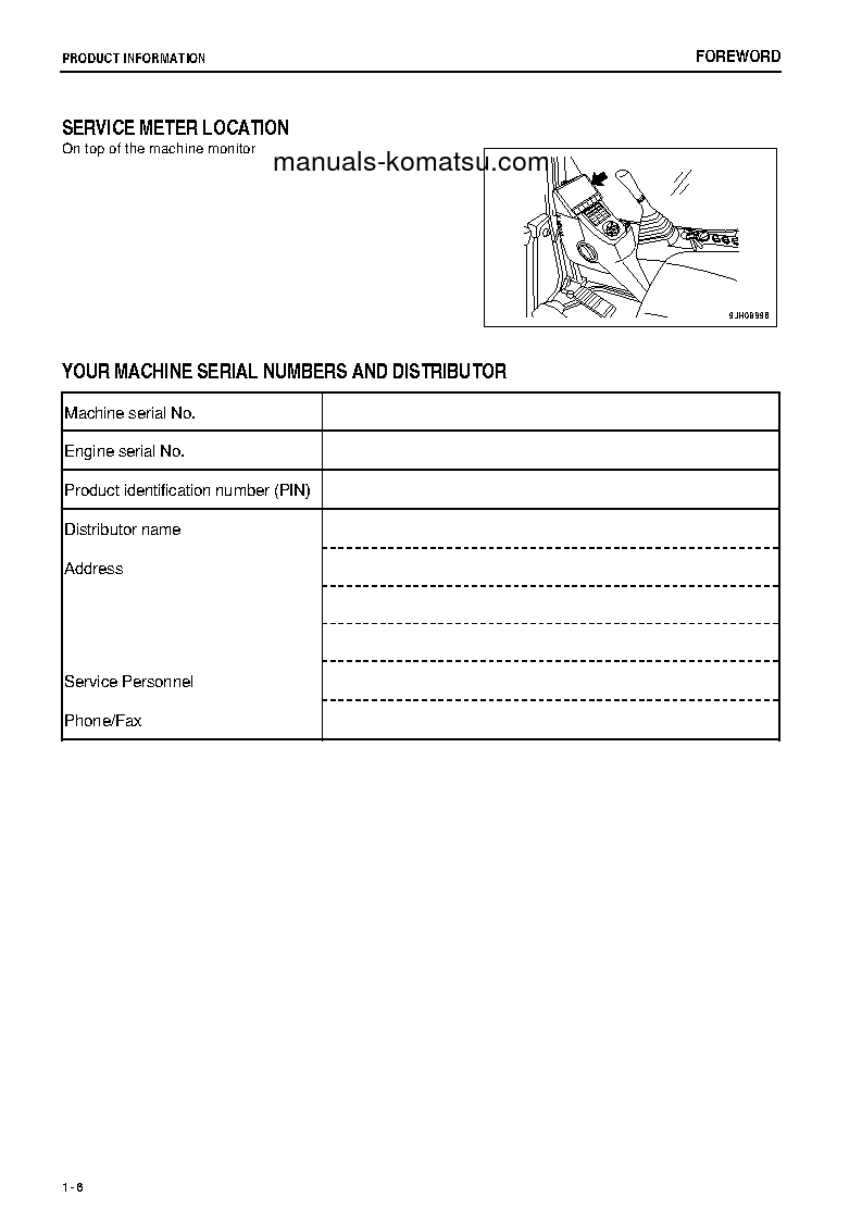 Protected: PC300LC-8(THA)-M0 S/N C90001-UP Operation manual (English)