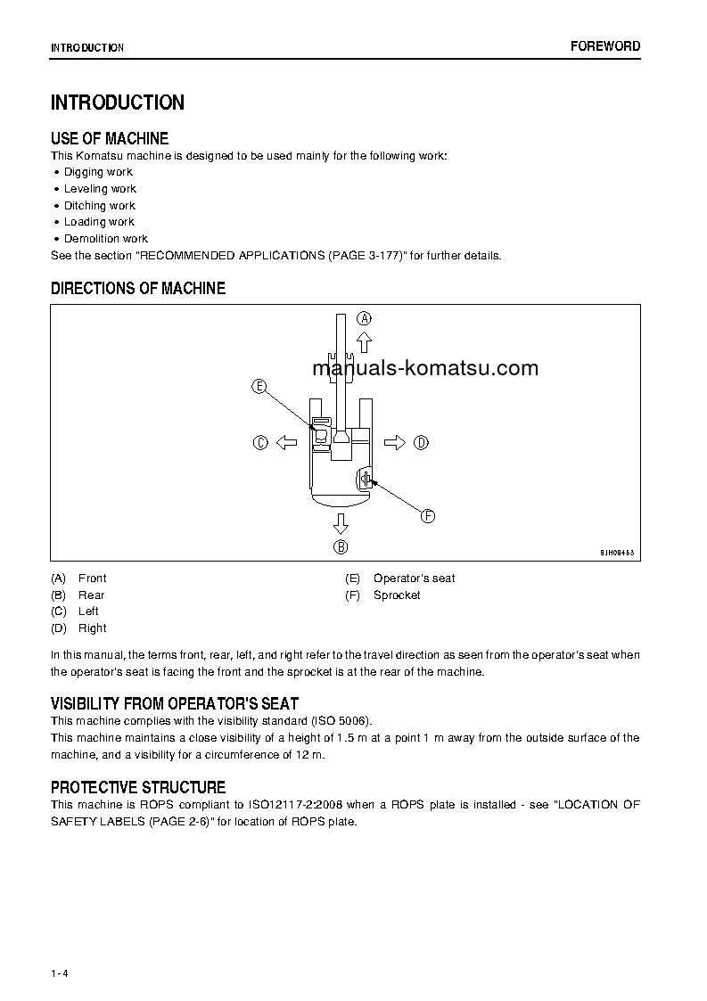 Protected: PC200LC-8(JPN)-M0, WORK EQUIPMENT GREASE 500H S/N 400073-400087 Operation manual (English)