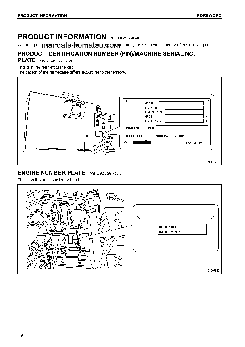 Protected: HM400-3(JPN)-M0 S/N 5001-UP Operation manual (English)