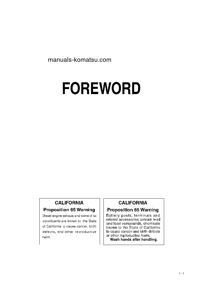 Protected: HD465-7(JPN)-W/O EGR, -40C DEGREE S/N 16132-16198 Operation manual (English)