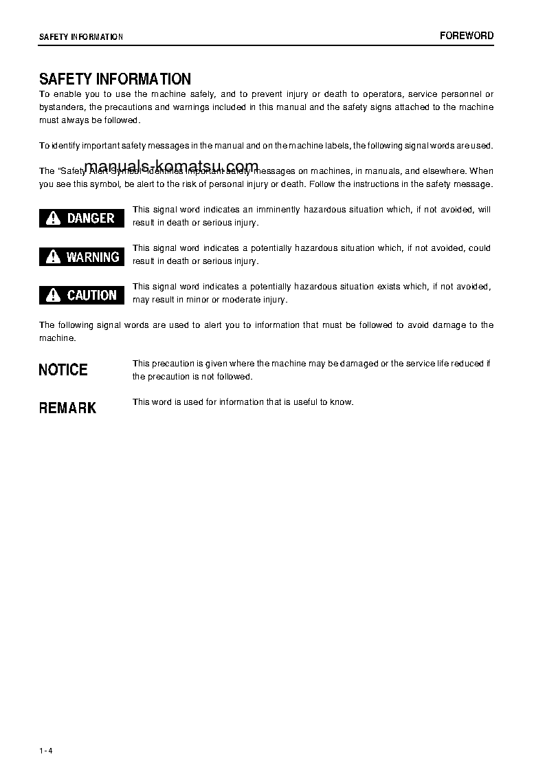 Protected: HB215LC-1(JPN)-M0, GREASING INTERVAL 500 HOUR S/N 10001-UP Operation manual (English)