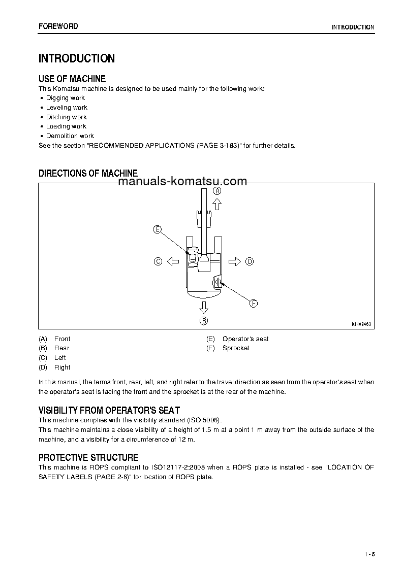Protected: HB215LC-1(JPN)-HYBRID GREASING INTERVAL 100 HOUR S/N 2635-UP Operation manual (English)