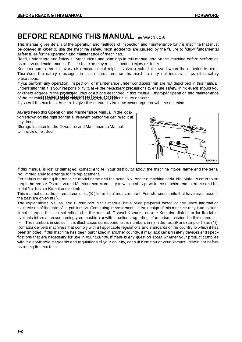 Protected: HM300-3(JPN) S/N 3376-UP Operation manual (English)