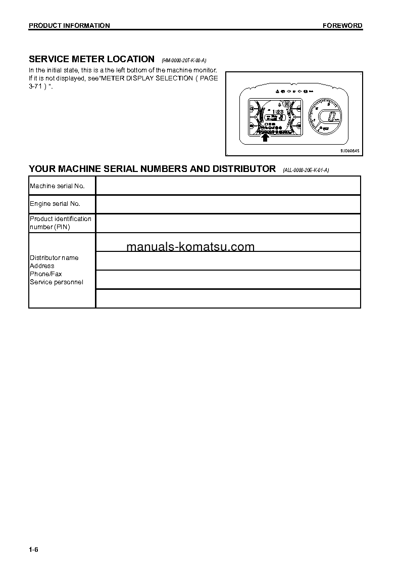 Protected: HM300-3(JPN) S/N 3376-UP Operation manual (English)