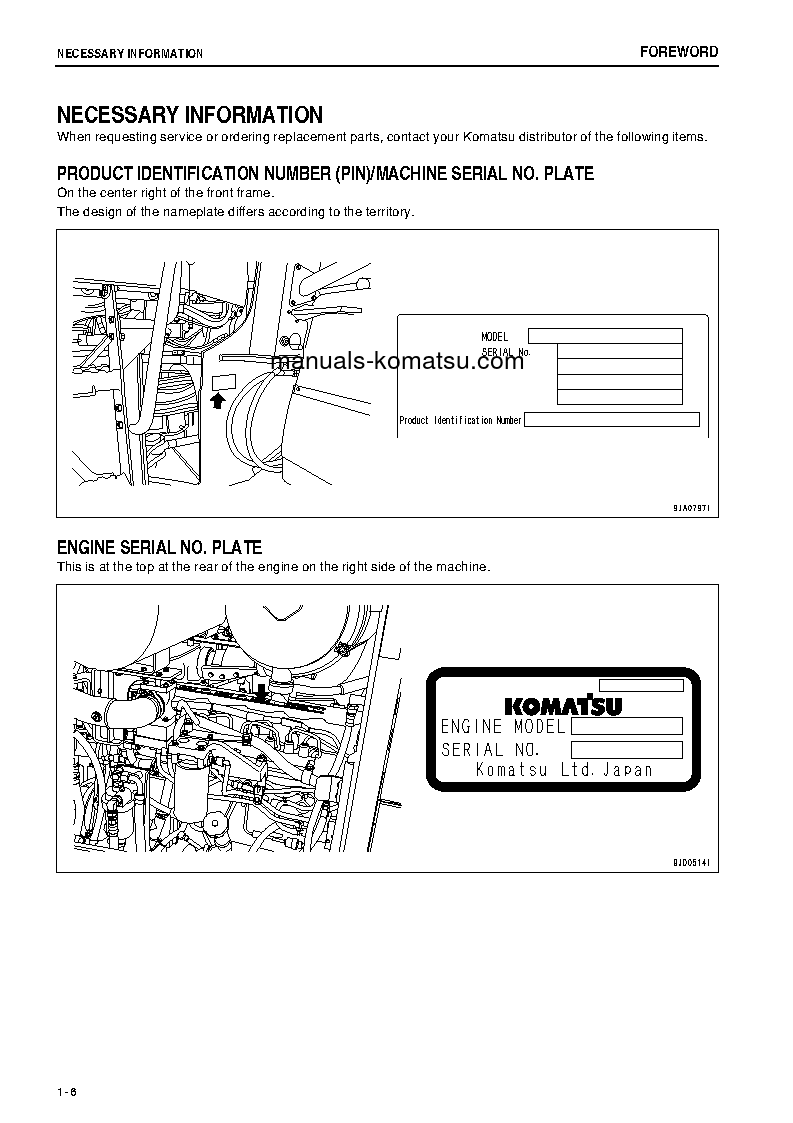 Protected: WA380Z-6(JPN) S/N 66847-UP Operation manual (English)