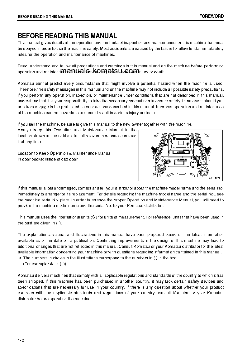 Protected: D375A-6(JPN)–40C DEGREE FOR CIS S/N 60001-UP Operation manual (English)