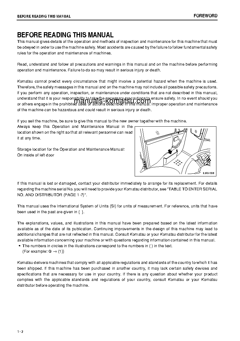 Protected: HD325-7(JPN) S/N 7904-UP Operation manual (English)