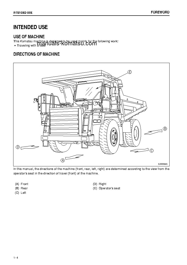 Protected: HD325-7(JPN)-W/O EGR S/N 11088-UP Operation manual (English)