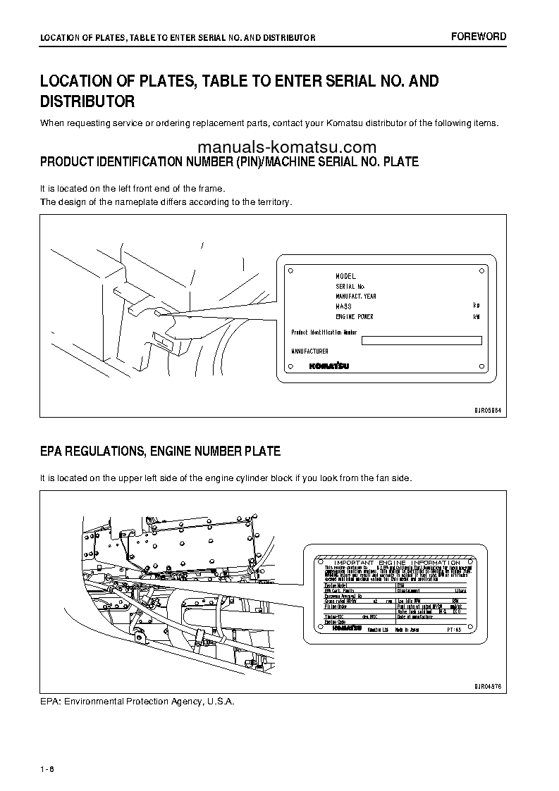 Protected: HD605-7(JPN)-E0 S/N 11261-11288 Operation manual (English)