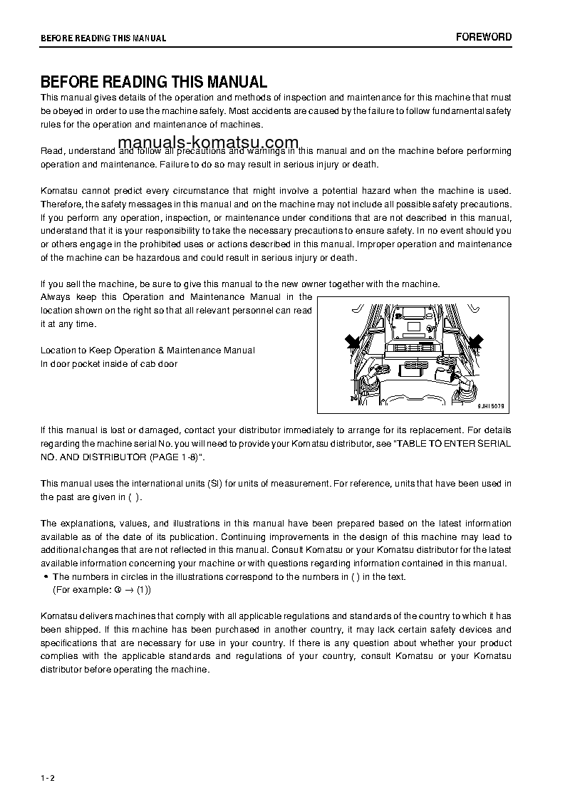 Protected: D375A-6(JPN)-R, FOR DSO S/N 65001-UP Operation manual (English)
