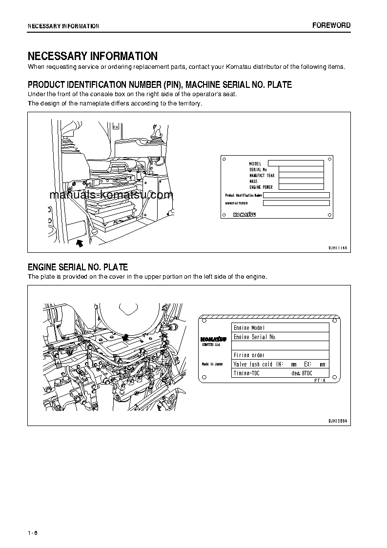 Protected: D375A-6(JPN)-R, FOR DSO S/N 65001-UP Operation manual (English)