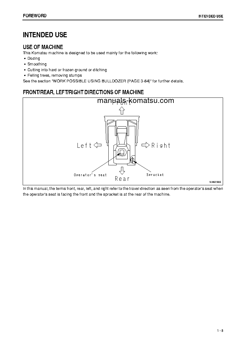 Protected: D85ESS-3(JPN) S/N 10001-UP Operation manual (English)