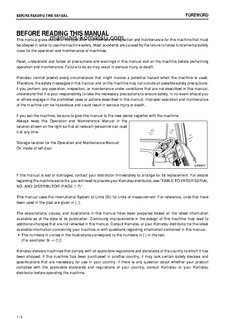 Protected: HD605-7(JPN)-E0 S/N 11289-UP Operation manual (English)