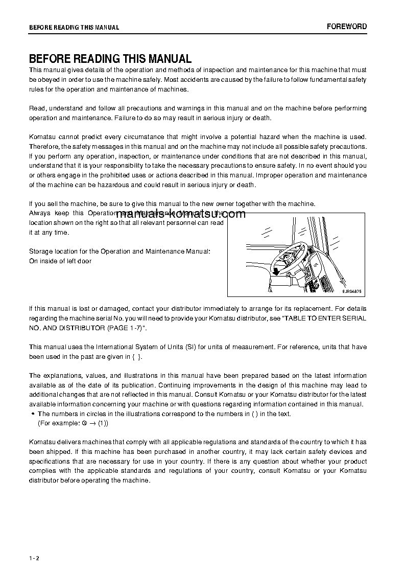 Protected: HD605-7(JPN)-R S/N 16247-UP Operation manual (English)