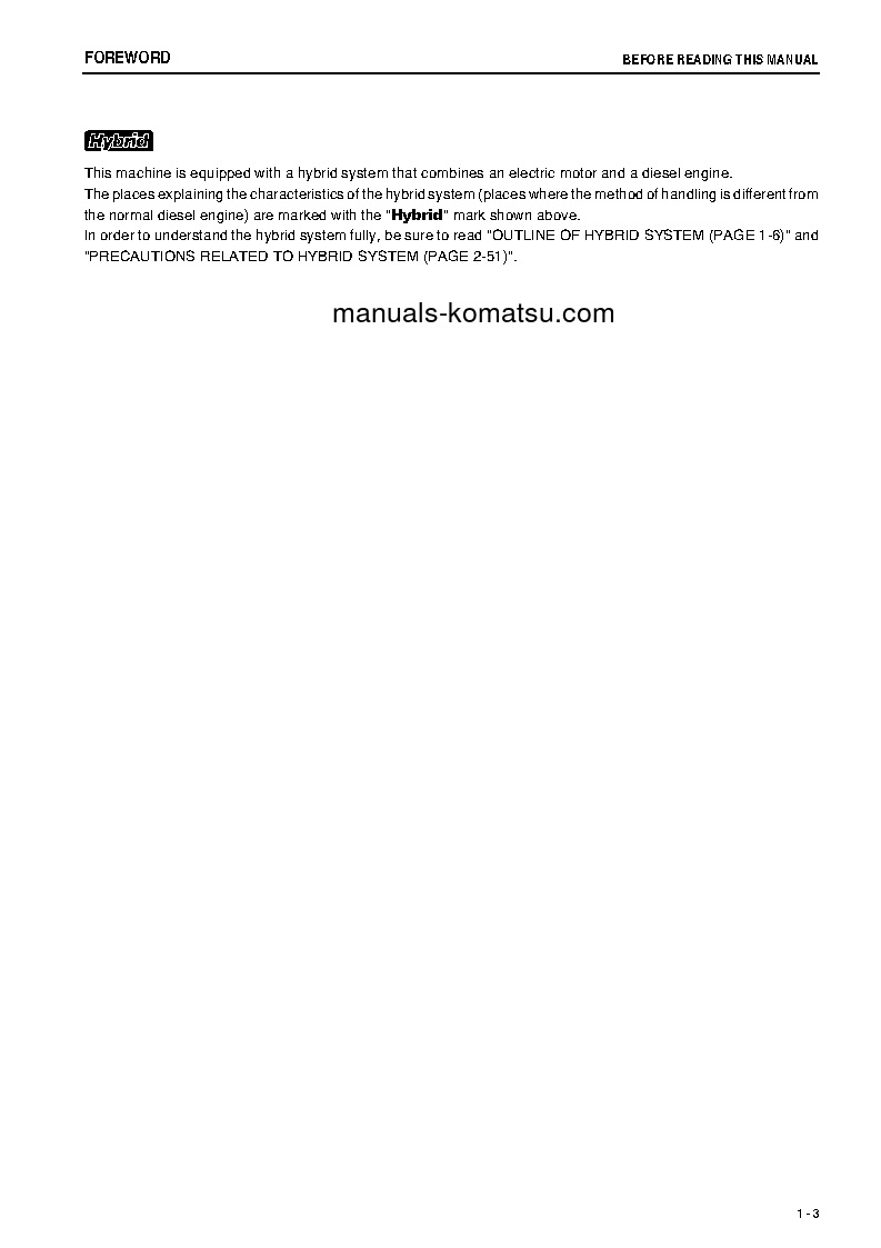 Protected: HB215LC-1(JPN)-M0, GREASING INTERVAL 100 HOUR S/N 10024-UP Operation manual (English)