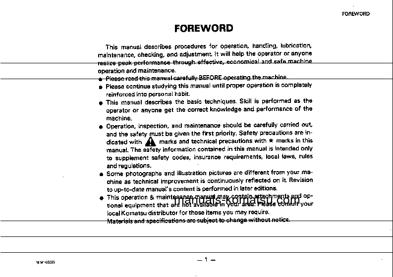 Protected: GD523A-1(JPN) S/N 30099-UP Operation manual (English)
