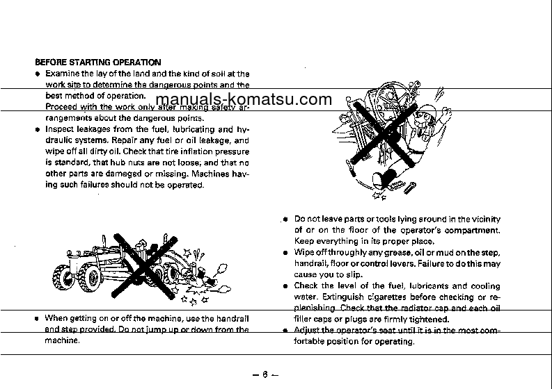 Protected: GD523A-1(JPN) S/N 30099-UP Operation manual (English)