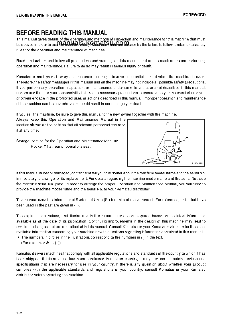 Protected: WD600-6(JPN)-R S/N 60001-UP Operation manual (English)