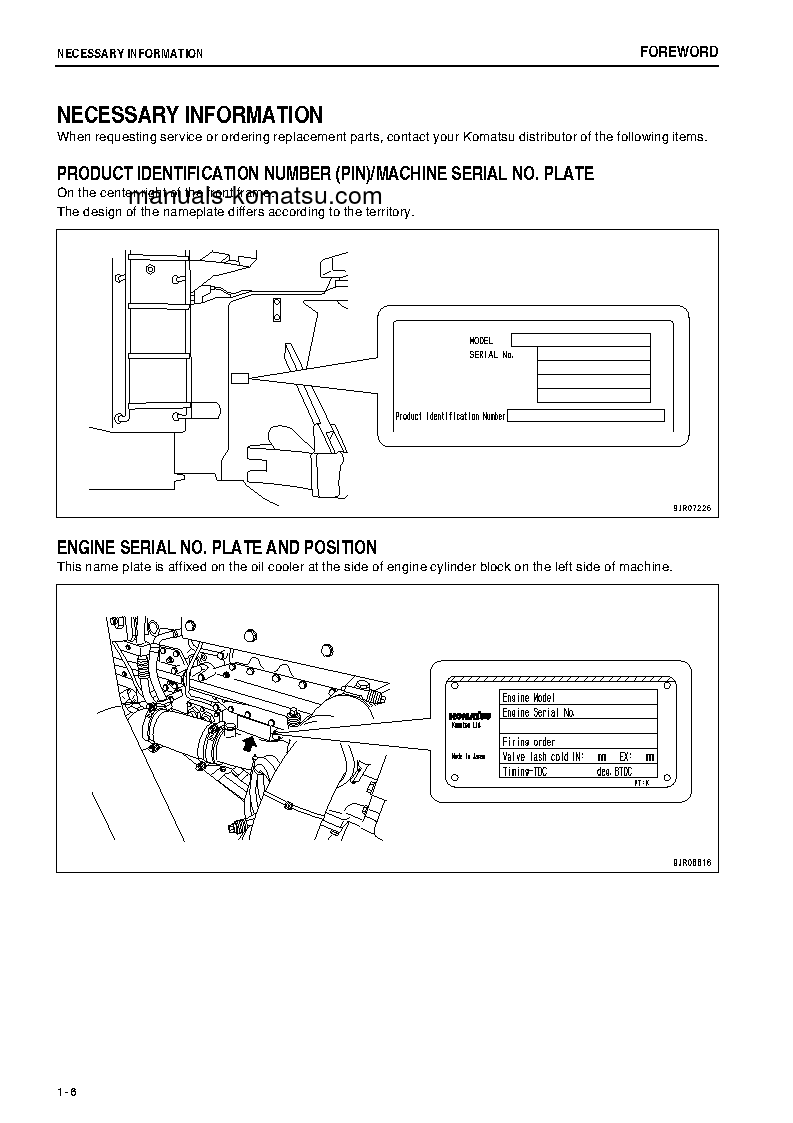 Protected: WD600-6(JPN)-R S/N 60001-UP Operation manual (English)