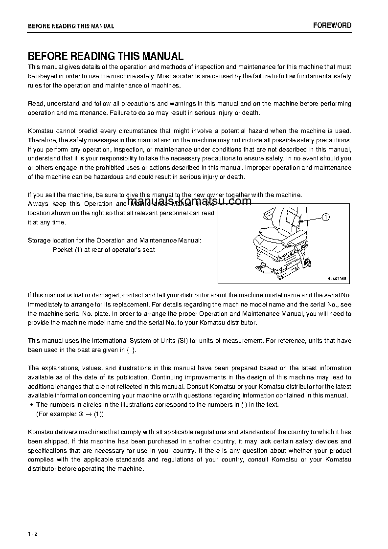 Protected: WA480-6(JPN)-R S/N 10001-UP Operation manual (English)